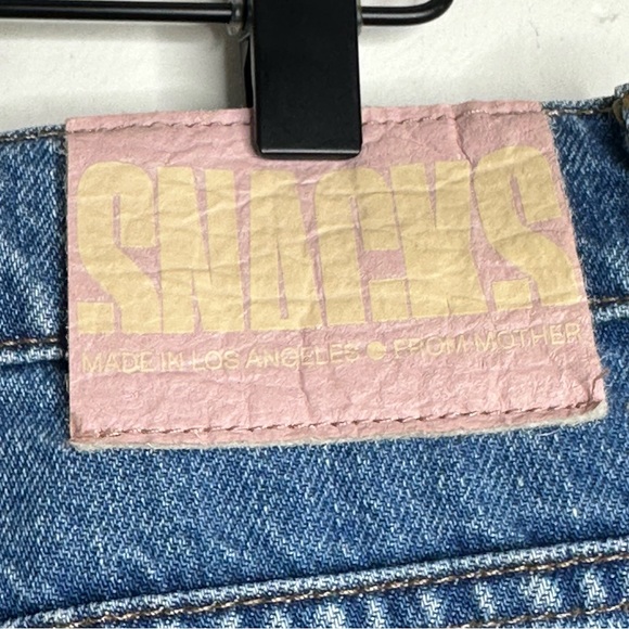 MOTHER Snacks! The Yummy Puddle Wash Jeans Size 31 - Picture 9 of 16